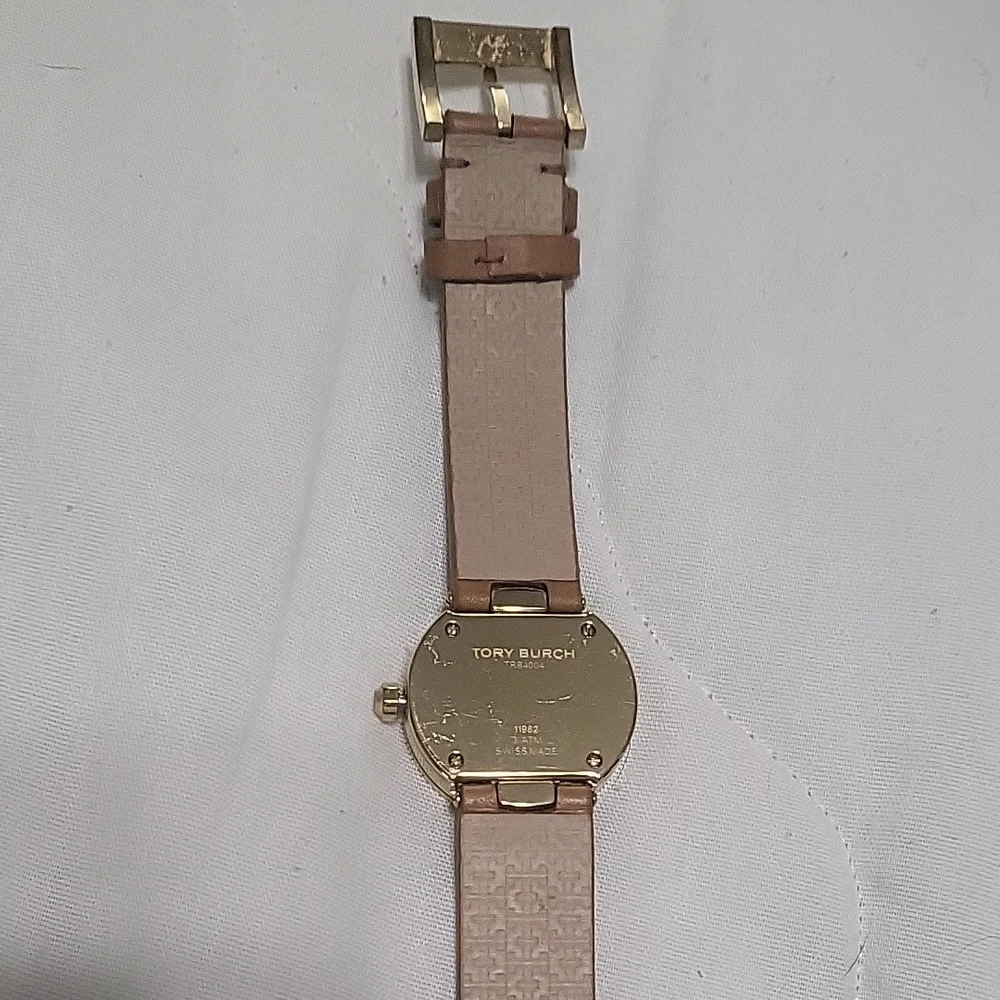 Tory Burch Gold and Tan Women's Watch - Picture 3 of 8